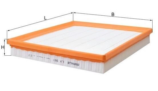 Mercedes W220 W463 W163 Hava Filtresi (OM628)