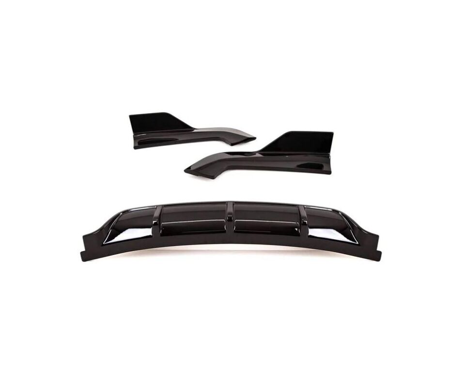 Aero Gövde Kiti X5 F15 -Ön Splitter Arka Difüzör Marşpiyeller Tavan Spoyleri- (Piano Black) 2013-2018