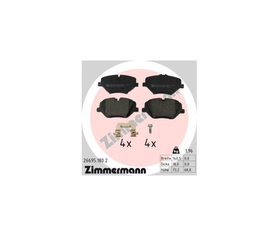 Fren Balatası G60 U11 U10 G45 F70 F74 U25 Ön 34106897141