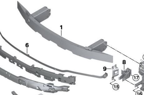 Tampon Demiri G20 Ön Üst 2019- 51117422219
