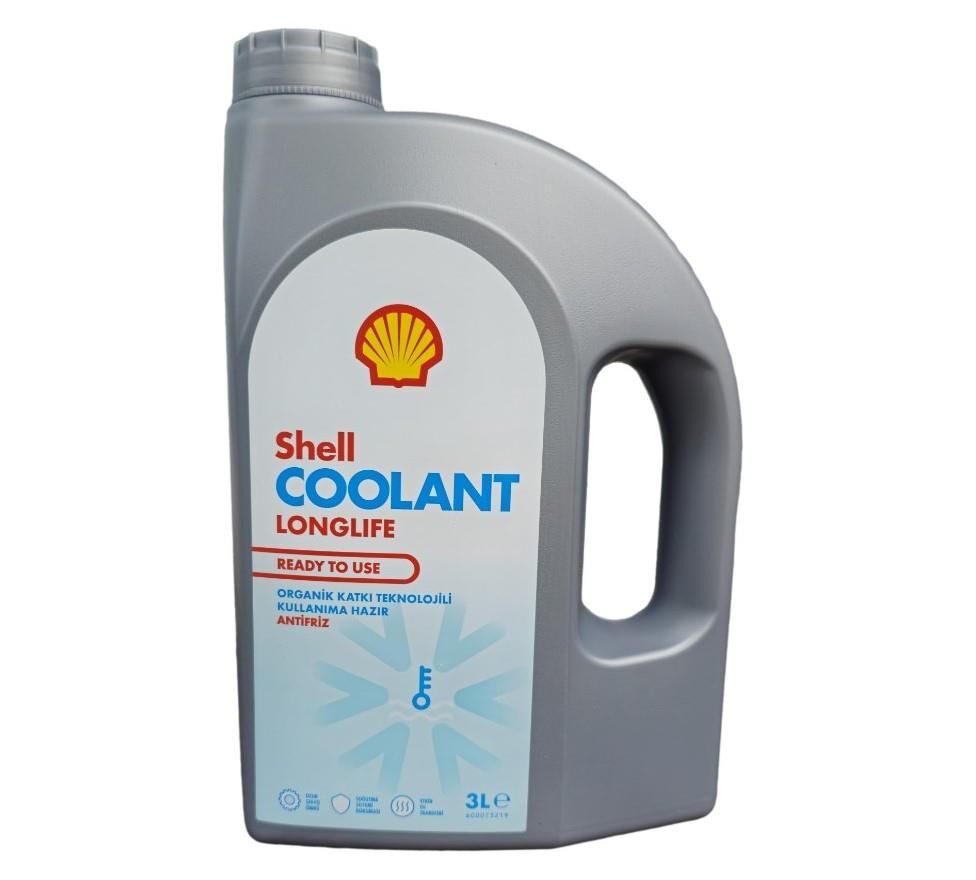 Shell Coolant Longlife Kırmızı Kullanıma Hazır Antifriz 3 Litre 81229407454
