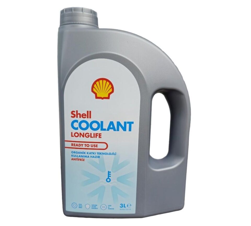 Shell Coolant Longlife Kırmızı Kullanıma Hazır Antifriz 3 Litre 81229407454