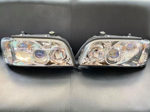 Far Komple W202 Sol Sinyalli Projektörlü Kristal